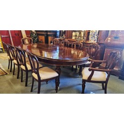 Vict 2 Leaf Dining Table & Chairs SOLD 