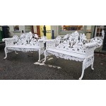 Cast Iron Dogs Head Bench 