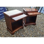 Pair Bachelor Chests Bedside open front