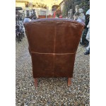 Leather Spung back Chair NOW SOLD
