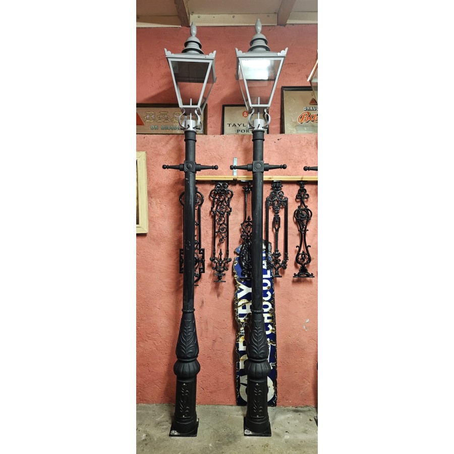 Cast Iron Ladder Bar Street Lights Moy Antiques