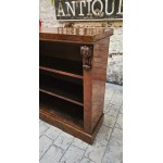 Walnut Victorian Open Bookshelf