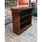 Walnut Victorian Open Bookshelf