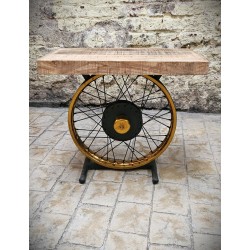 Wheel Console Table