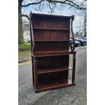 Pair Regency Style Bookcase/Display Shelves