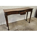 Serpintine Antique Console Table