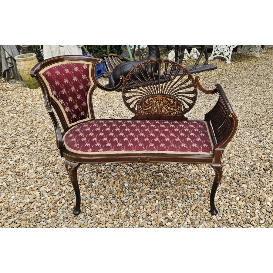 Pure Edwardian Settee SOLD