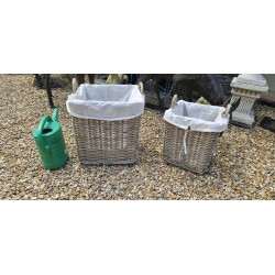 Cane Baskets Square Lined