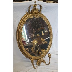 Regency Triple Sconce Mirror