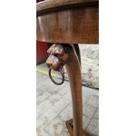 Pair Walnut Torchére Stands