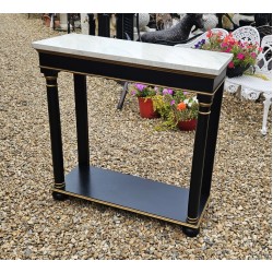 Ebony & Gilt Console