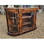 Burr Walnut Victorian Credenza