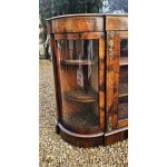 Burr Walnut Victorian Credenza