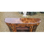Burr Walnut Victorian Credenza