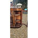 Burr Walnut Victorian Credenza