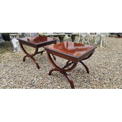 Pair Sofa / End Tables