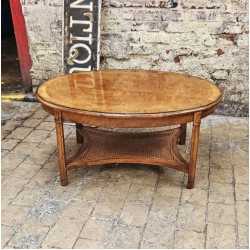 Wine/Coffee Table Burr Walnut