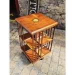 Revolving Bookcase Yew Wood
