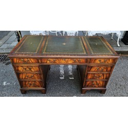 Leather Top Desk Edwardian