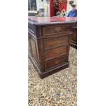 Leather Top Partners Desk 6ft