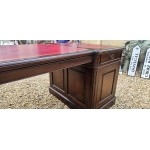 Leather Top Partners Desk 6ft