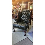 Leather Chesterfield Chair Old