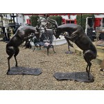 Ruting Stags Bronzed