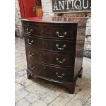 Victorian Bow Front Chest Drawers 