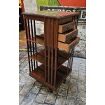 Superb Edwardian Revolving Bookcase