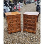 Pair Yew wood Chests 